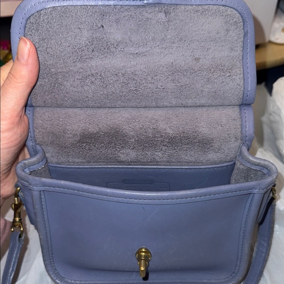 COACH RARE vintage mini Winnie C7C-9023 periwinkle 1997 edition. - Picture 9 of 12